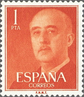 z vendido ESPAÑA 1955 1153 Sello Nuevo General Franco 1pts sin goma Espana Spain Espagne Spagna Spanje Spanien 